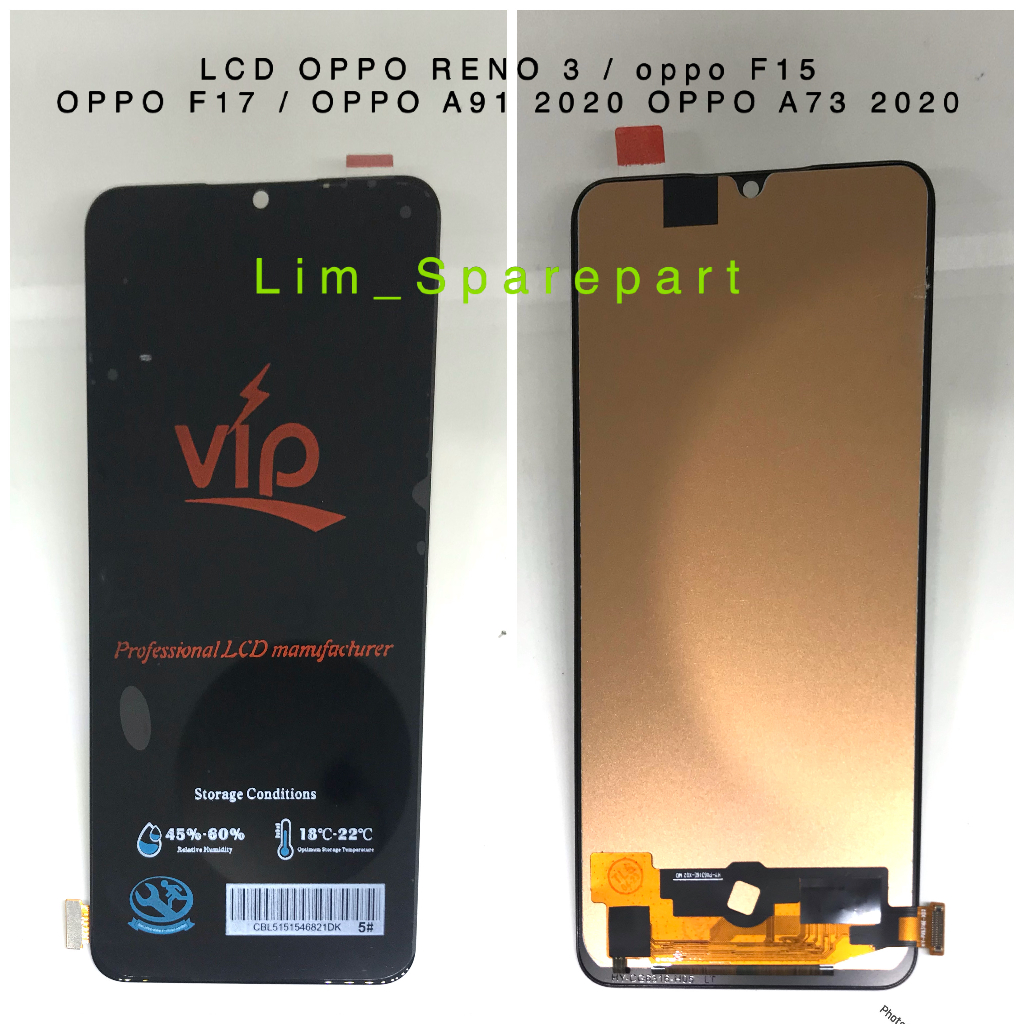 LCD OPPO RENO 3 / LCD OPPO F15 / LCD OPPO F17 / LCD OPPO A91 2020 / LCD OPPO A73 2020  ( FINGERPRINT