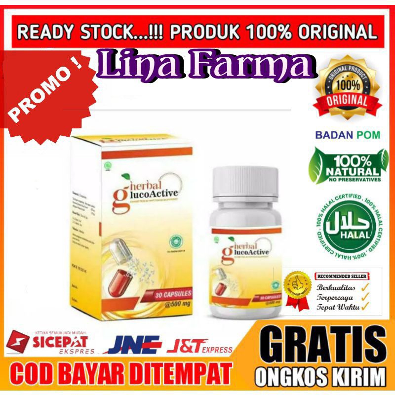 GLUCOACTIVE ASLI ORIGINAL GLUCOACTIVE OBAT DIABETES KENCING MANIS HERBAL TERBAIK