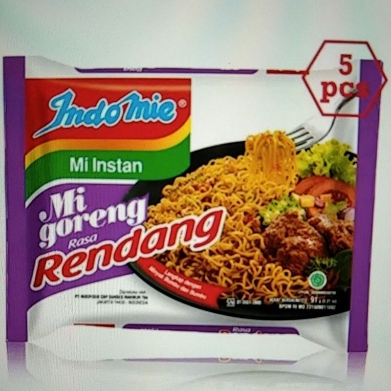 

Indomie goreng rendang 5 pcs