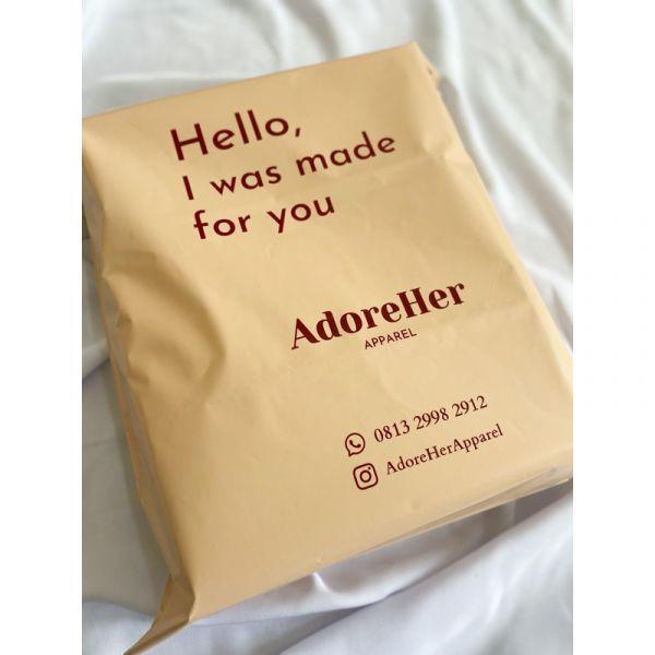 

cetak logo custom Polymailer 40x55 sablon logo Polybag sablon costum