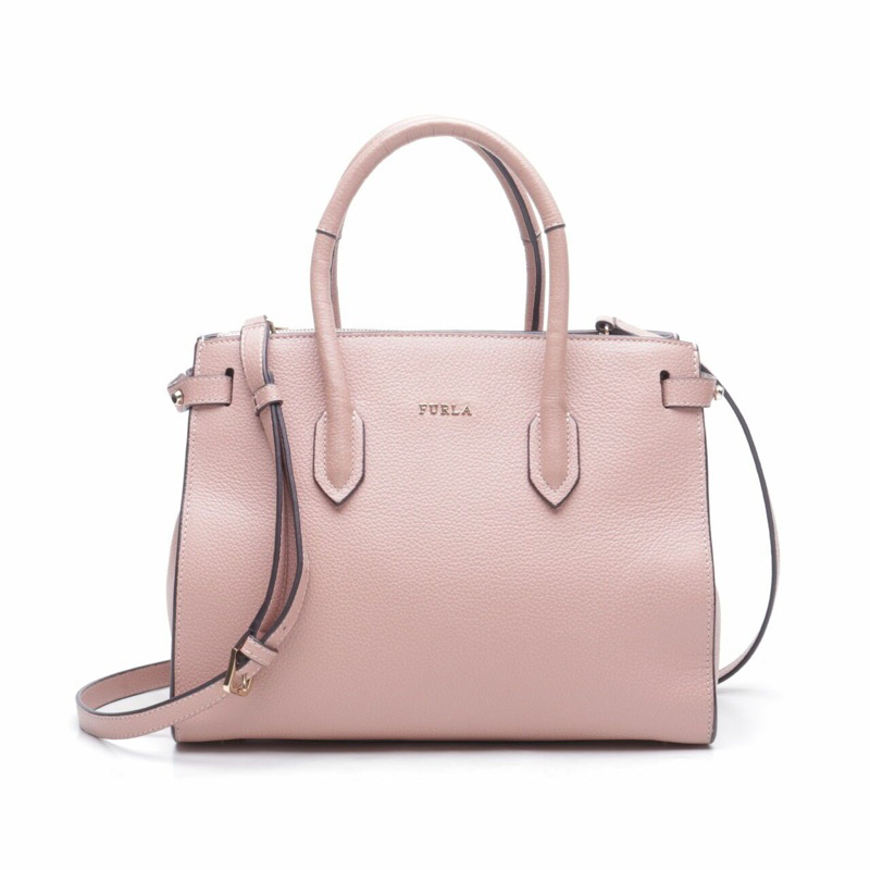 Furla Dusty Pink Satchel Bag