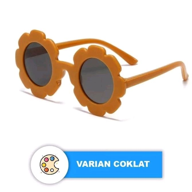 COD kacamata anak fashion terkini bentuk bunga gaya korea kacamata kekinian ready Makassar