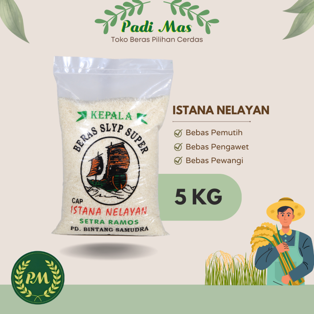 

Beras Setra Ramos Nelayan 5 kg