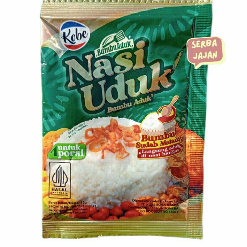 

KOBE BUMBU INSTANT NASI UDUK