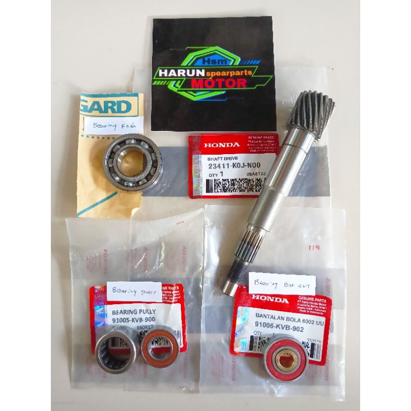 Paket Komplit As Pully KOJ Honda Genio Beat Deluxe Scoopy New 2020 Ke Atas