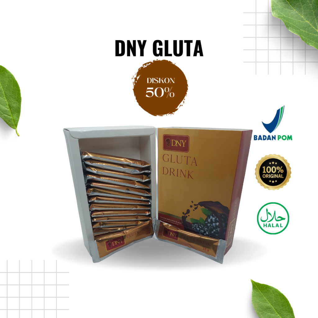 DNY GLUTA DRINK/Minuman kolagen/minuman pemutih kulit/bisa COD