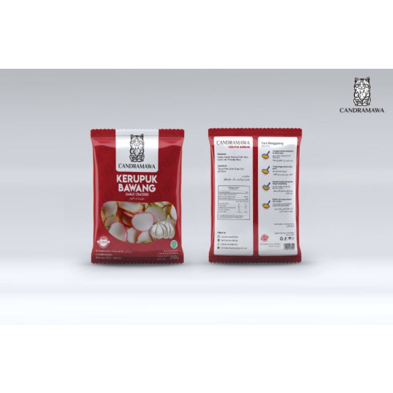

Krupuk Bawang kemasan premium merk Candramawa