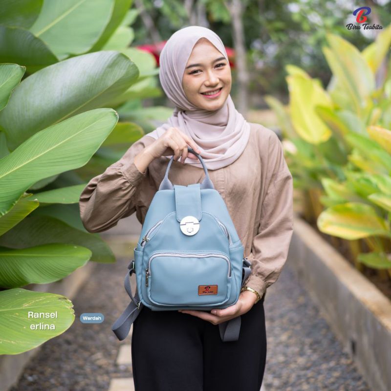 Tas Ransel Erlina by BiruTsabita