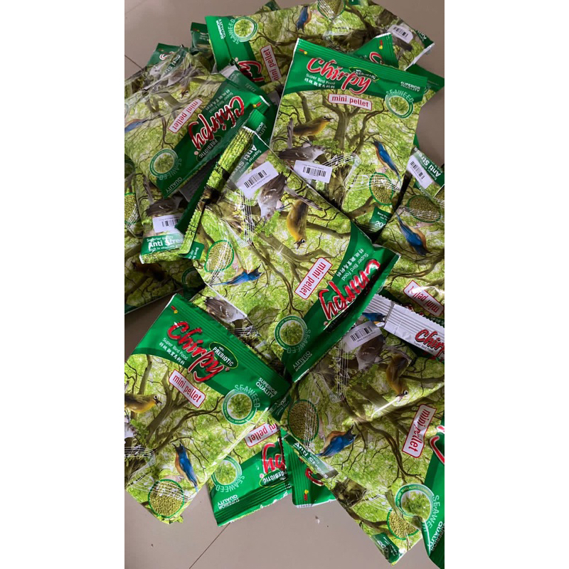 

chirpy mini pellet seaweed 200gr