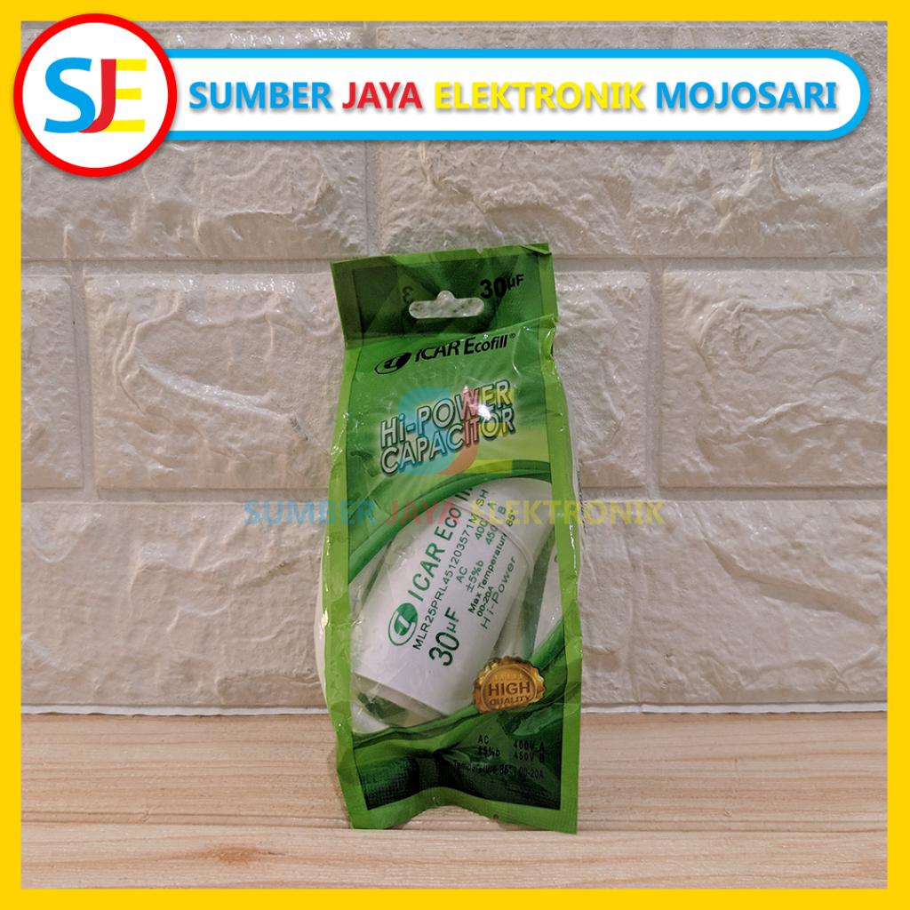 Capasitor ICARE 30uf / Kapasitor Pompa Air 30uf