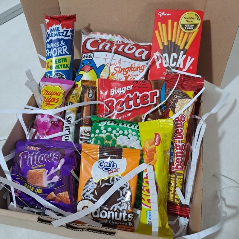 

Snack Box murah||Hadia ulang tahun||Kado||Paket Snack