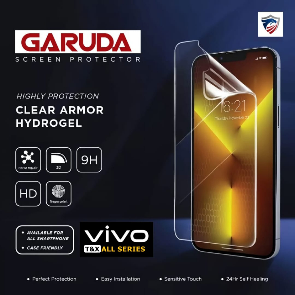 Anti Gores Hydrogel CLEAR VIVO T&X SERIES Vivo T1 5G|T1 Pro 5G|X50|X50 Pro|X60|X60 Pro|X70 Pro|X80|X