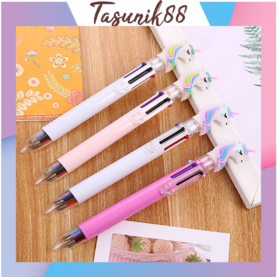 

⭐TasUnik88⭐ Pena Mekanik 6 Warna Pena Unicorn 6 Warna Pulpen Mekanik Karakter Unicorn Import S081