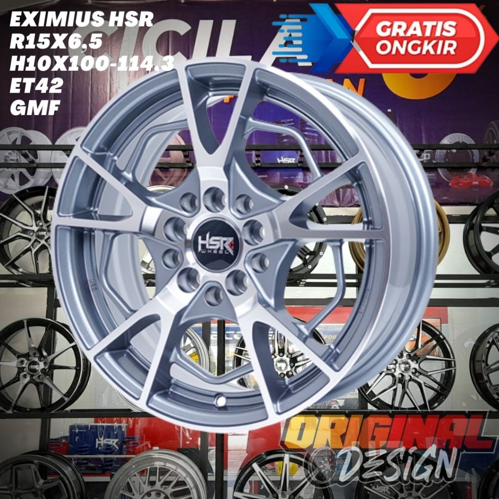 Velg Mobil Ring 15 R15 HSR EXIMIUS Bisa Untuk Noah , Voxy , Ertiga , Xover