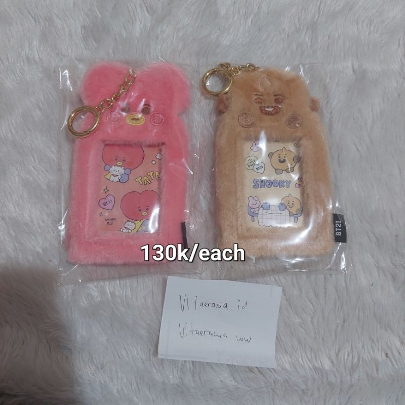Bt21 line official store card holder bulu cahol | photocard holder bulu official shooky tata taehyun