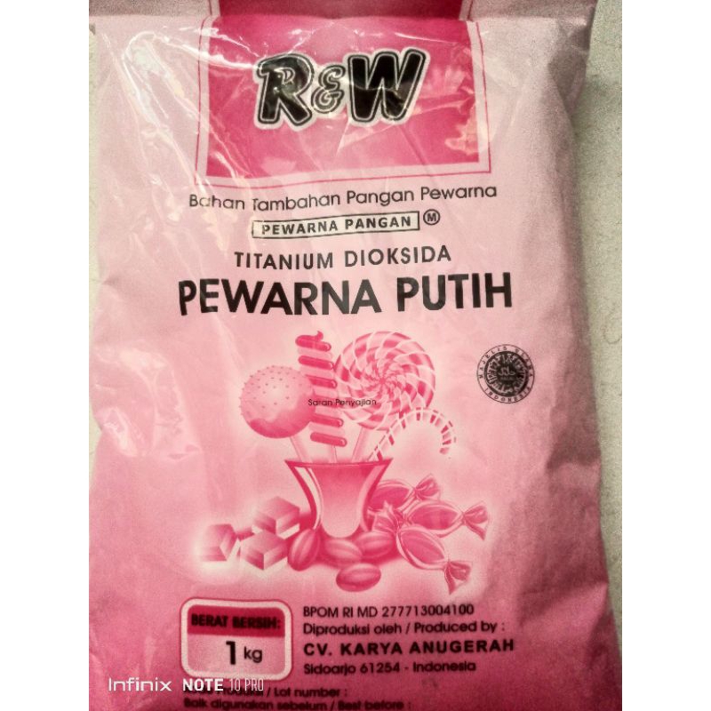 

pewarna putih makanan 1kg exp 06-02-2025