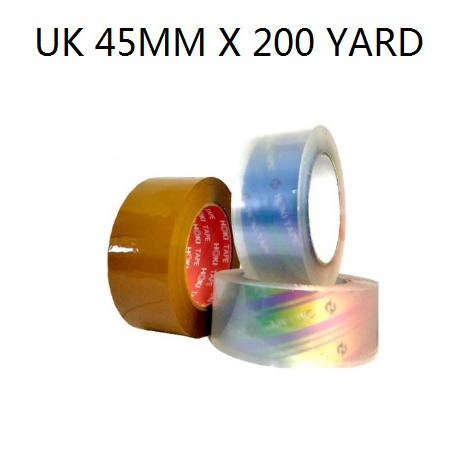 

Lakban 45mm x 200yard Super Clear kualitas bagus dan kuat