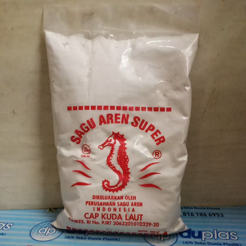 

Tepung Sagu Aren Super Cap Kuda Laut 500 gram