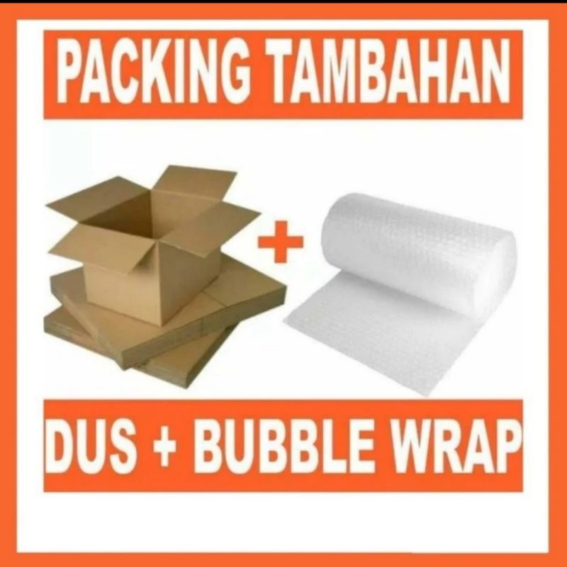 

TAMBAHAN PACKING AMAN (BUBLE WRAP + KARDUS)