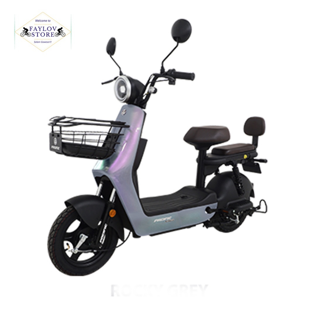 Moped Selis Sepeda Listrik Pacific Astrio Grey Pacific