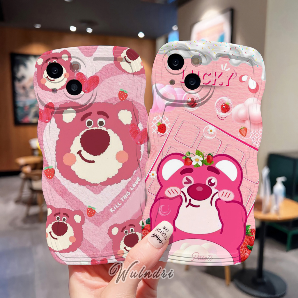Case Gelombang Bening Cocok Untuk Tipe Hp Oppo Vivo Xiaomi Infinix Realme / Case Silikon Motif  #Nc1