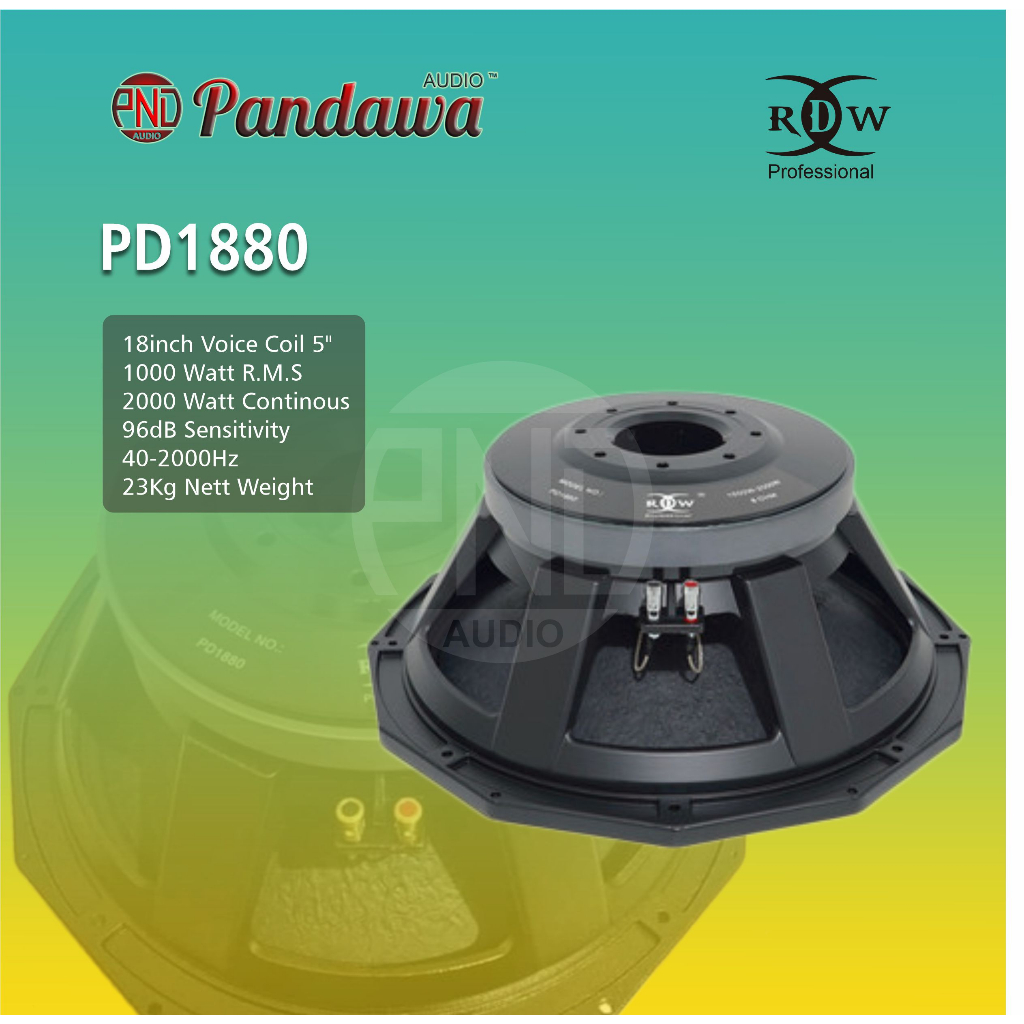Speaker RDW 18PD1880 / Speaker 18inch / PD1880