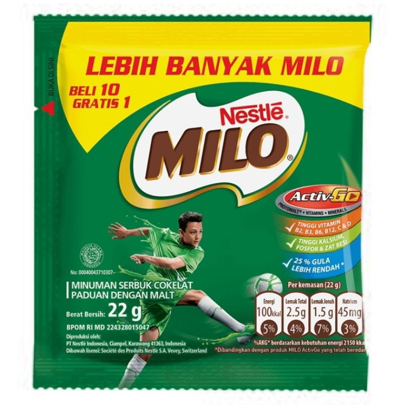 

Milo Activ Go Renceng 10X22gr ( isi 11 sachet )