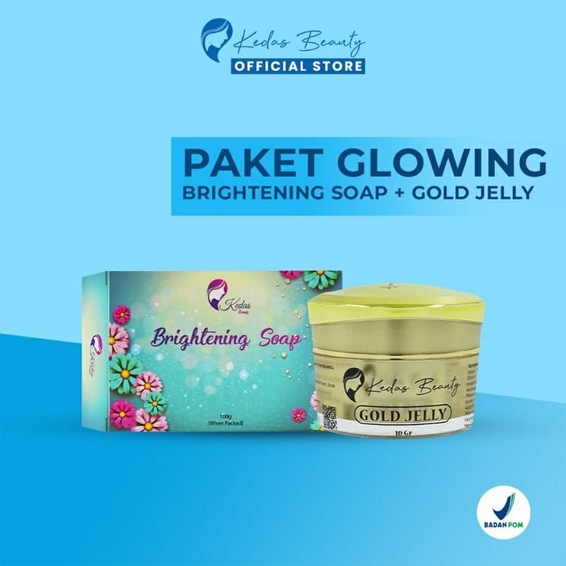 Sabun asli ori dan gold jelly kedas beuty  100% BPOM pemutih kulit