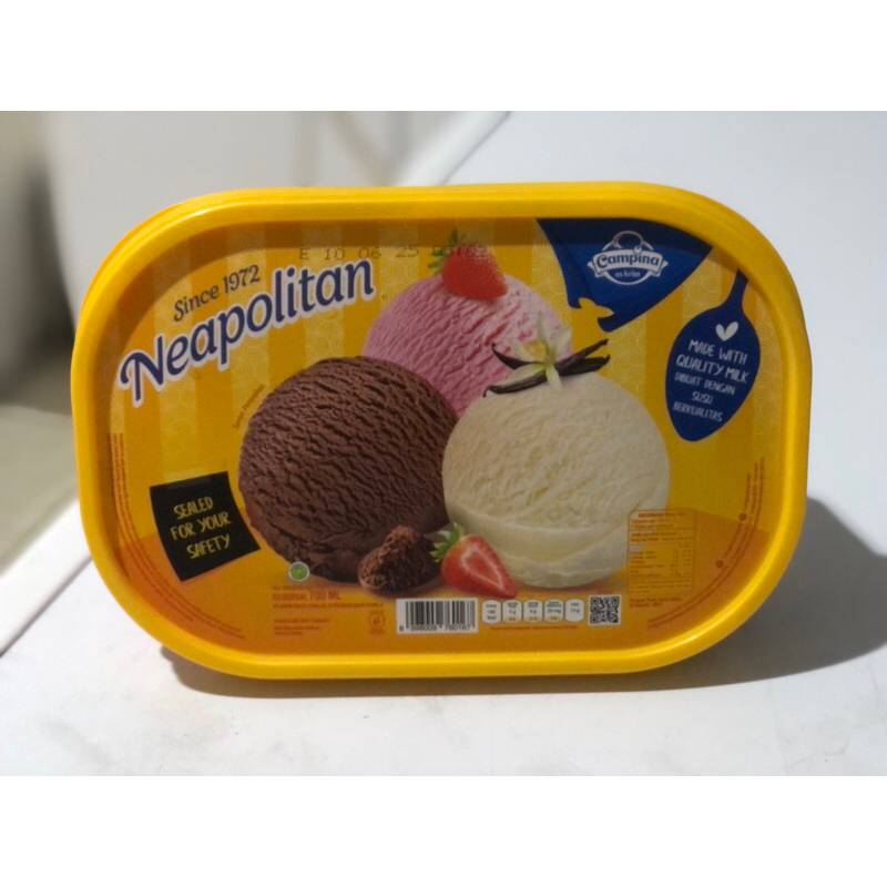 

Ice Cream Campina / Es Krim Campina 700ml - Neapolitan