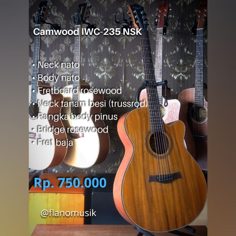 Gitar Akustik Original Camwood IWC-235 NSK