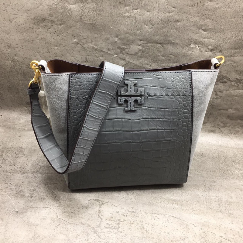 Tory Burch Mcgraw Embossed Hobo