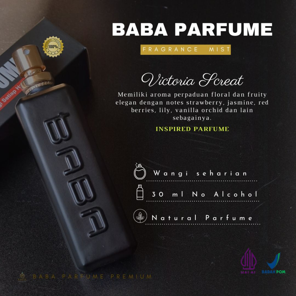 BABA Parfume Victoria Secret Baba Parfum Wanita original Best seller 30ml