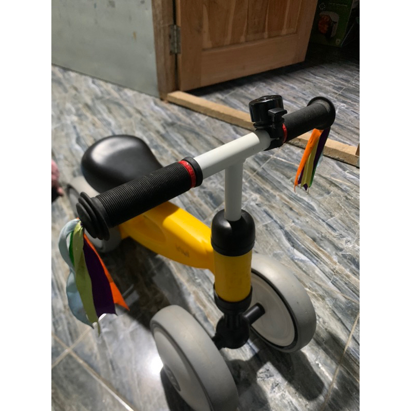 Preloved Balance Bike INUI Kuning Anak 18Bulan