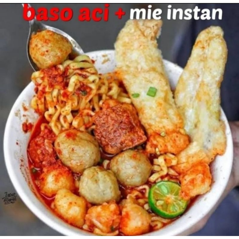 

baso Aci isi ayam campur mie instan enak gurih x-tra pedas paket 12 bungkus sudah komplit full bumbu dll spesial banget harga reseller guys welcome