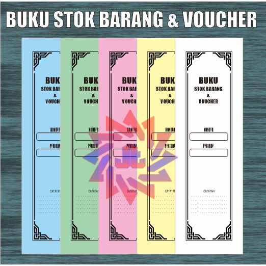 

Buku rekap stok barang - Buku rekap stok voucher - Buku stok konter