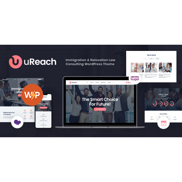 uReach | Immigration & Relocation Law Consulting WordPress Theme