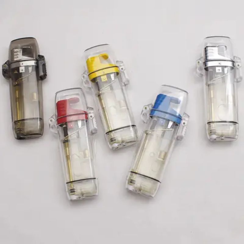 Korek Api Bara / korek Api Transparan Windproof korek Kalung JM 23