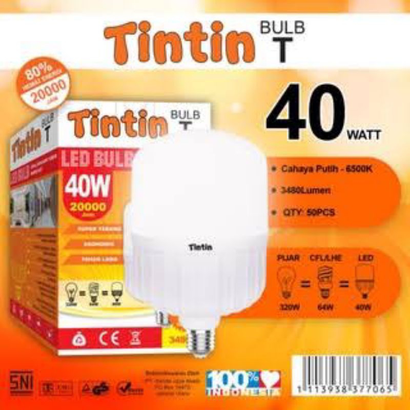 tintin 40 watt / Lampu LED tintin 40 watt