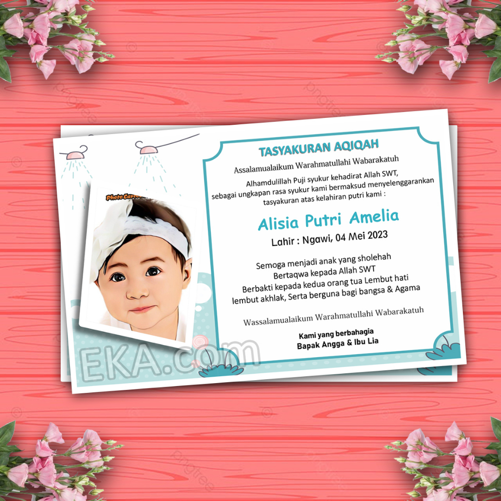 Ucapan Tasyakuran Aqiqah Nasi Kotak