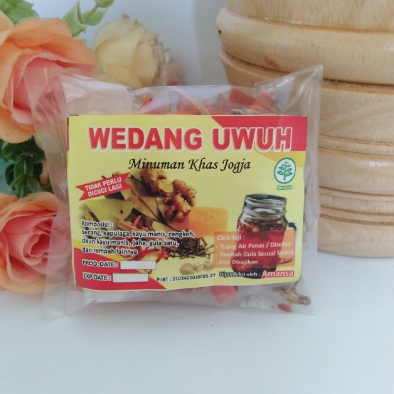 

Amansa Wedang Uwuh Komplit Gula Batu wedang Uwuh Jogja Antioksidan | Herbal Label Baru