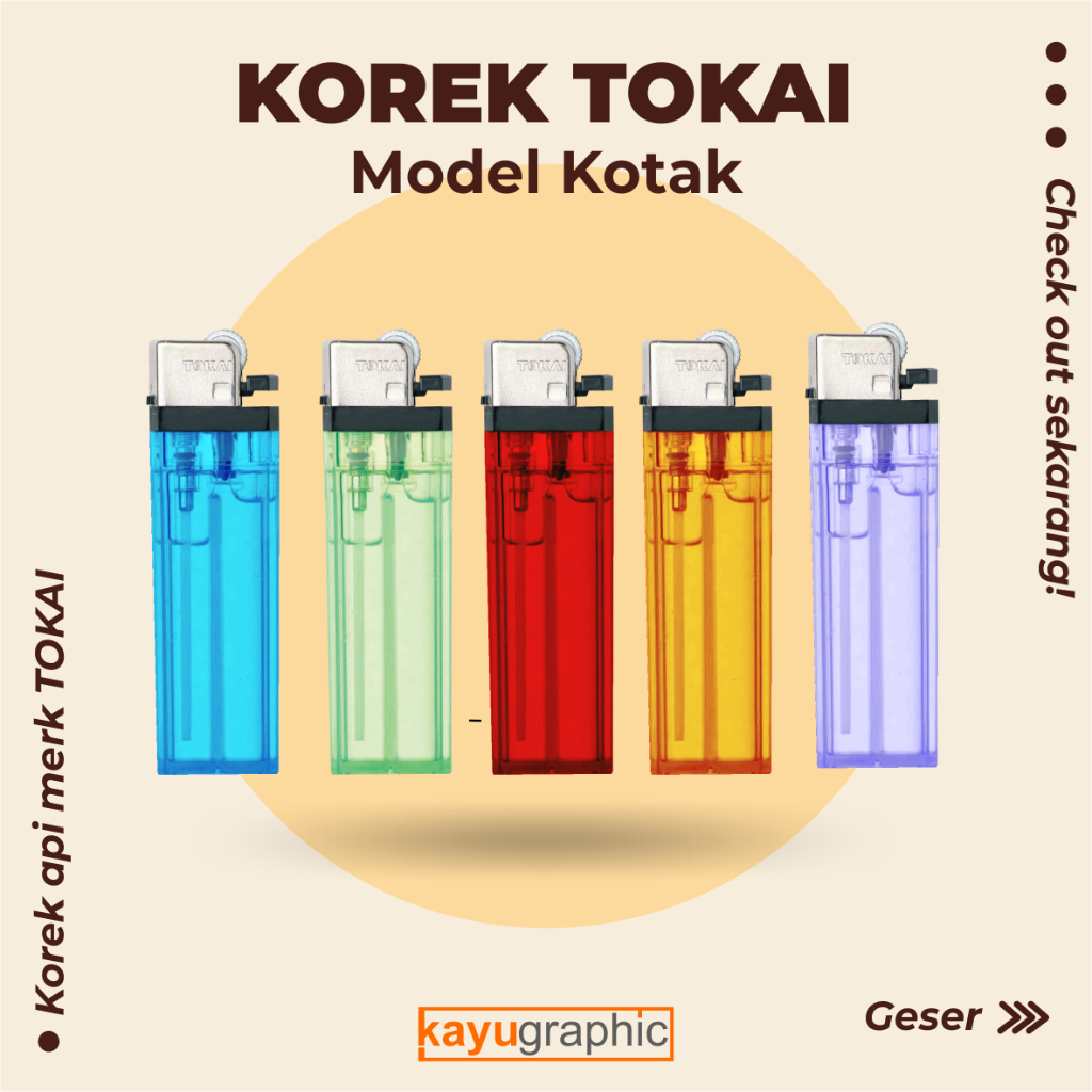 korek api tokai ecer (pcs)