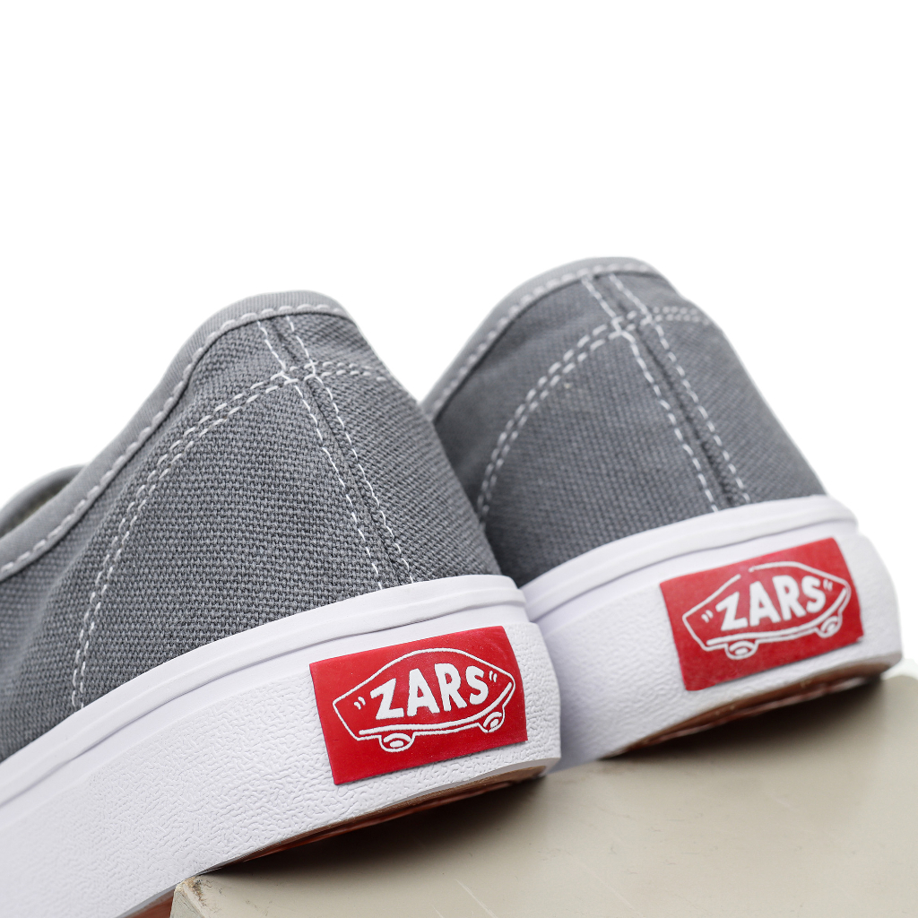 Zars Sepatu Sneakers Vert Vintage Grey White Low Unisex