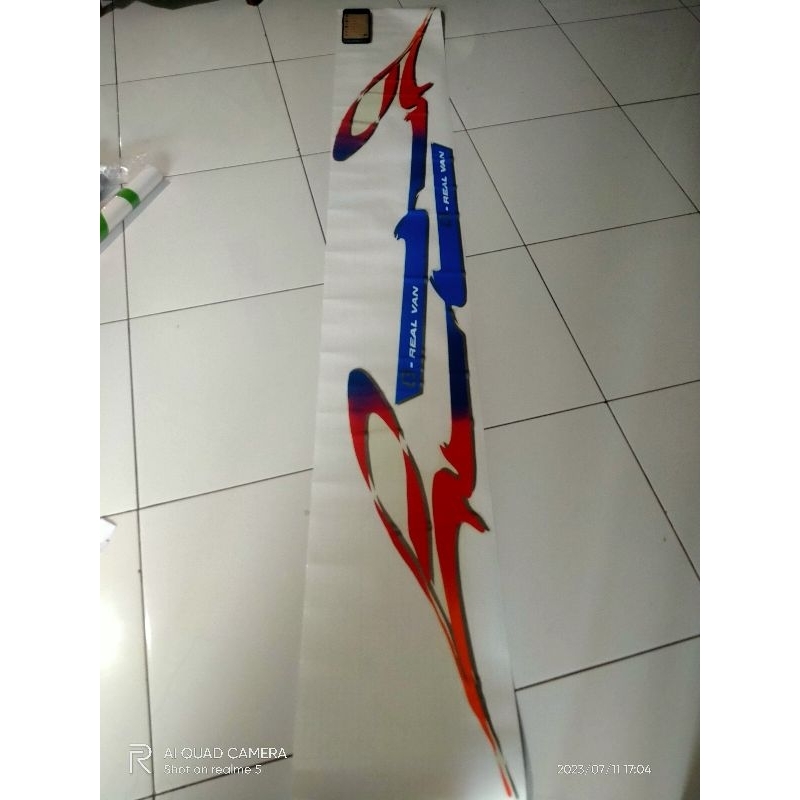 stiker list body carry futura G realvan