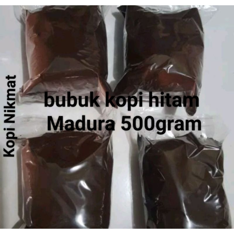 

Bubuk kopi hitam asli