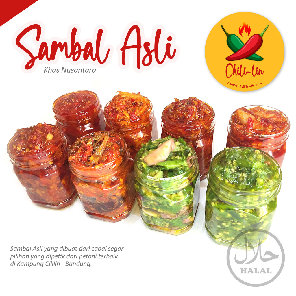 

Sambal Asli Pedas Gurih - Sambal Teri - Sambal Cumi - Sambal Ayam