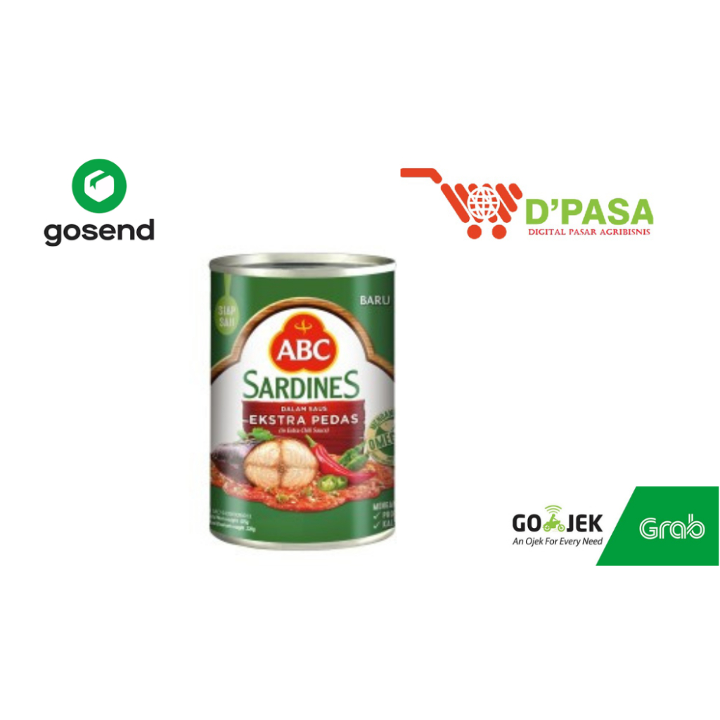 

KIRIM INSTAN Sarden ABC Extra Pedas 425gr