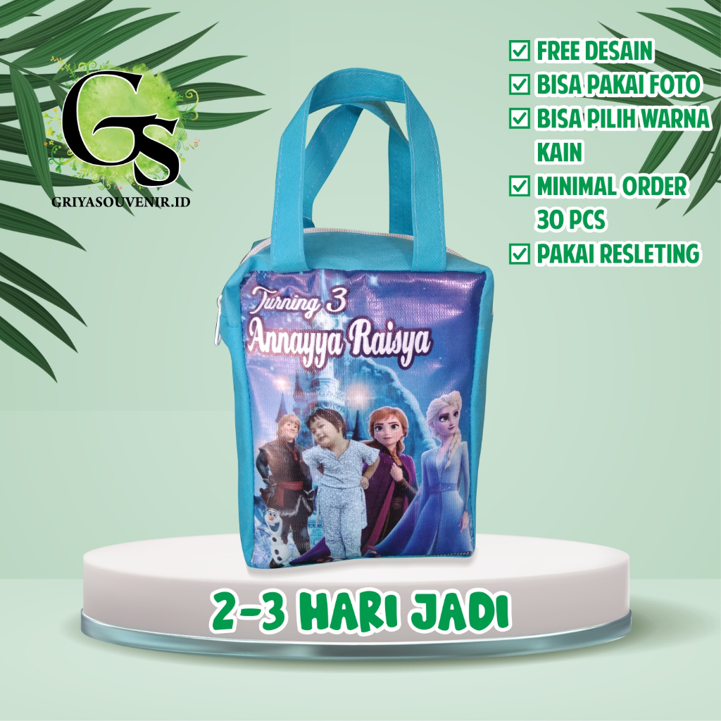

TAS ULTAH ANAK / TAS MINI RESLETING / TAS ULANG TAHUN CUSTOM / GOODIE BAG ULTAH