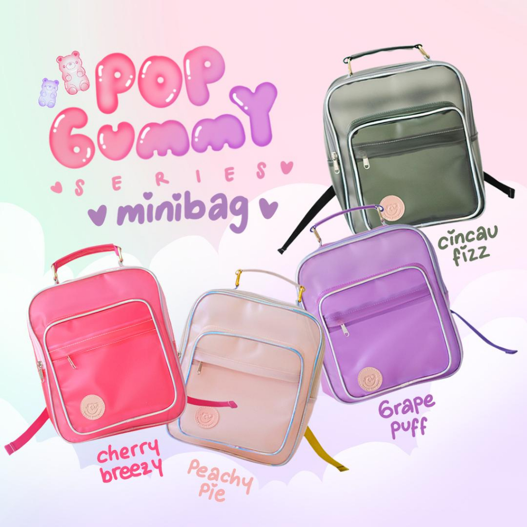 Gummy Mini Bag - Jelly Bag - Mini Backpack – Tas Punggung – Tas Transparan