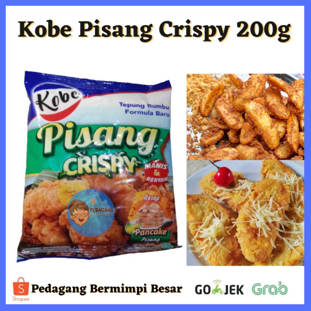 

Kobe Tepung Pisang 200g/ Kobe Pisang Crispy/ Kobe Pisang