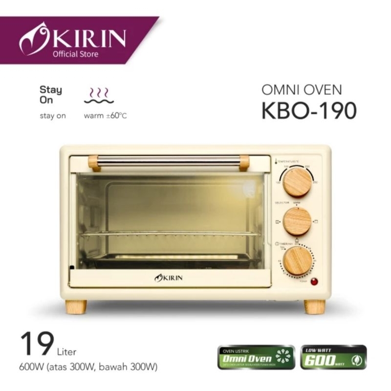 KIRIN OMNI OVEN KBO-190 LOW WATT - 19 LITER